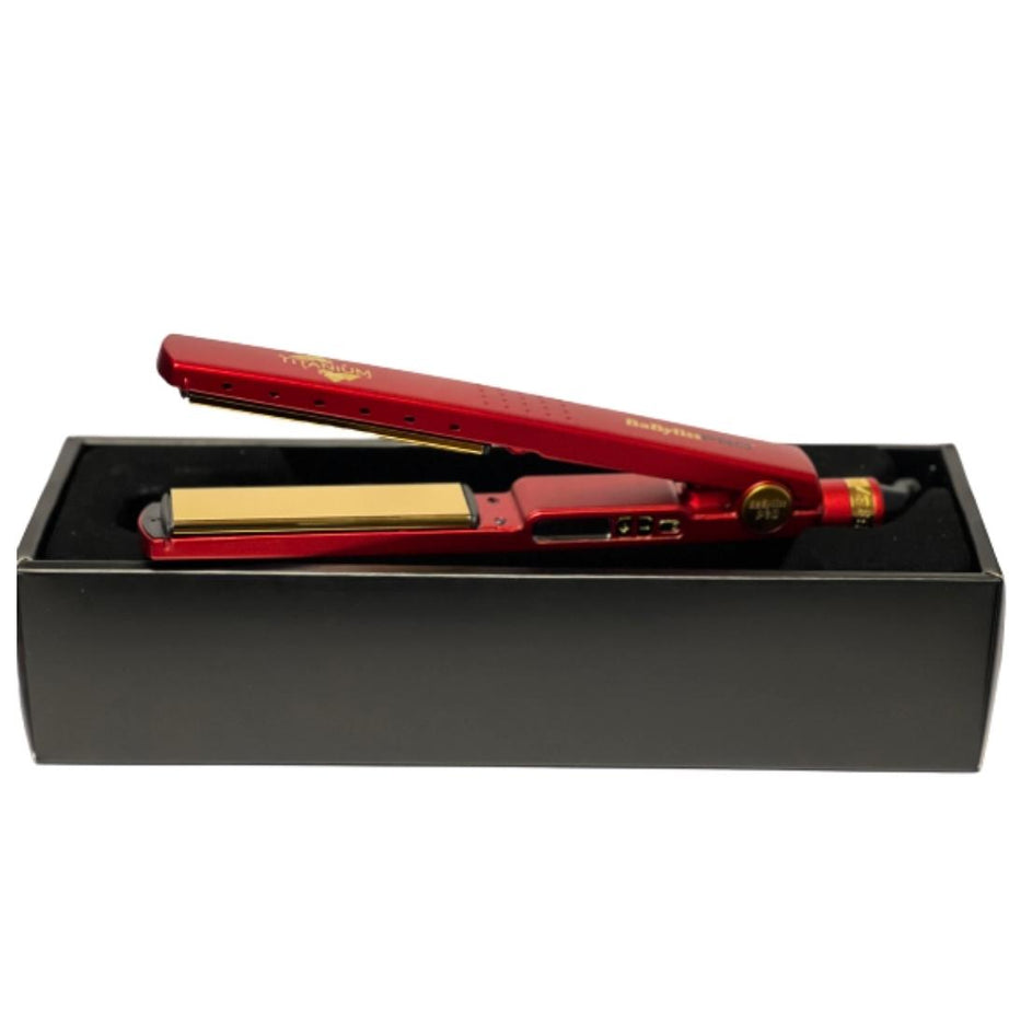 BABYLISS PRO RED STRAIGHTENER PRANCHA TITANIUM - IONIC